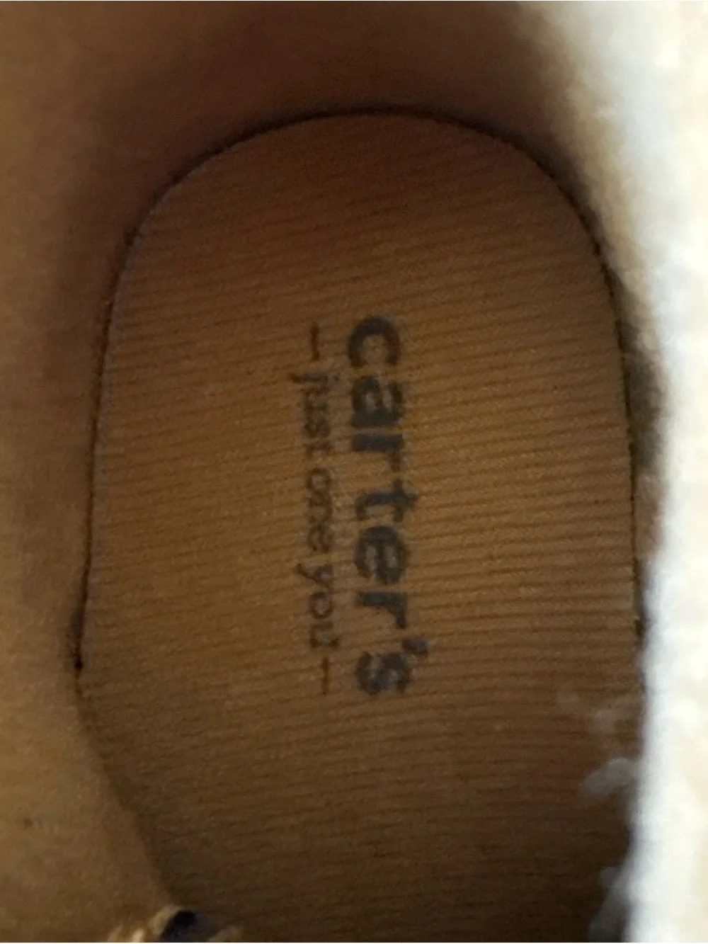 NEW Carter's Toddler Boys Kyrie Boots Brown SZ 4 Soft Soles For Learning To Walk